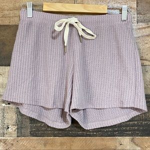 Project Social T Purple Waffle Shorts
